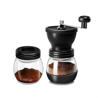 Black Goat Ceramic Coffee Grinder