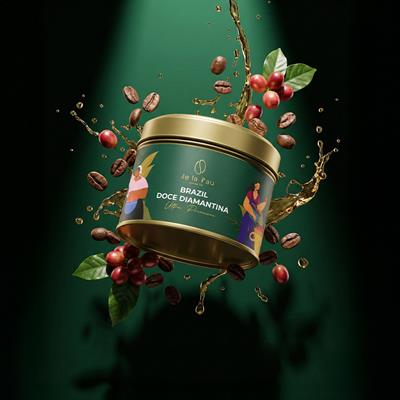 De La Pau Brazil Cerrado Doce Diamantina Whole Bean Coffee 70 g