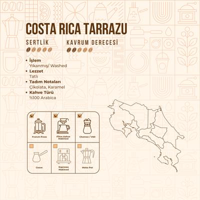 De La Pau Costa Rica Tarrazu Öğütülmüş Yöresel Kahve 250 Gr