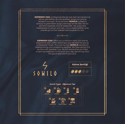 De La Pau Espresso Giza %100 Arabica Blend Çekirdek Kahve 250 gr