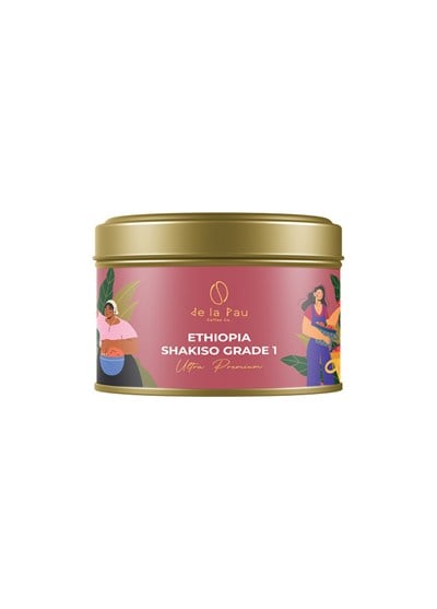 De La Pau Ethiopia Shakiso Grade1 Premium Seri Çekirdek Kahve 70 gr