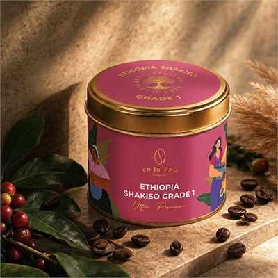 De La Pau Ethiopia Shakiso Grade1 Premium Seri Çekirdek Kahve 70 gr