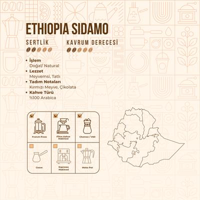 De La Pau Ethiopia Sidamo Öğütülmüş Yöresel Kahve 250 gr