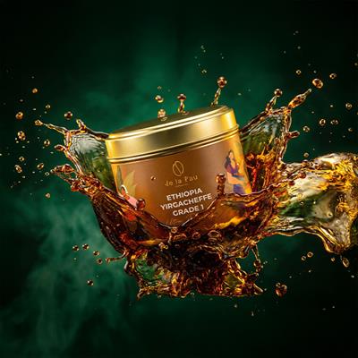 De La Pau Ethiopia Yirgacheffe Gr 1 Ultra Premium Seri Çekirdek Kahve 70 gr