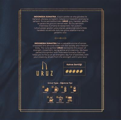 De La Pau Indonesia Sumatra Çekirdek Yöresel Kahve 250 Gr