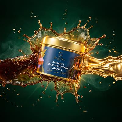 De La Pau Jamaica Blue Mountain Grade 1 Ultra Premium Series Whole Bean Coffee 70 g