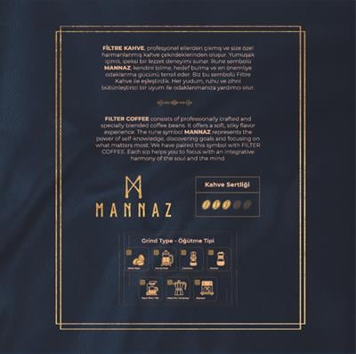 De La Pau Medium Roast Blend Filtre Kahve %80 Arabica Öğütülmüş 1 Kg