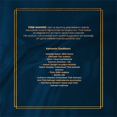 De La Pau Metal Kutu Premium Türk Kahvesi 250 gr