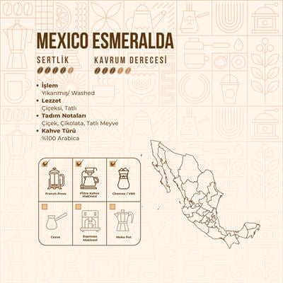 De La Pau Mexico Esmeralda Öğütülmüş Yöresel Kahve 250 Gr