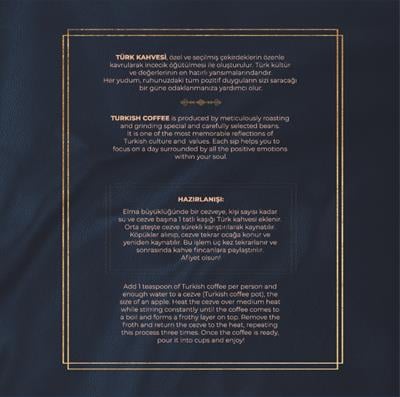 De La Pau Taze Öğütülmüş Premium Türk Kahvesi 250 Gr