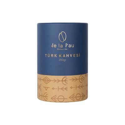De La Pau Taze Öğütülmüş Premium Türk Kahvesi 250 Gr (Özel Silindir Kutu)