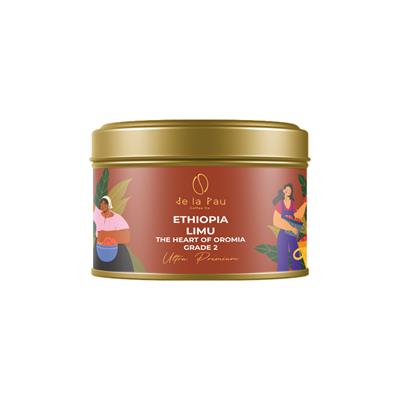 De La Pau Ethiopia Limu Grade 2 Ultra Premium Series Whole Bean Coffee 70 g