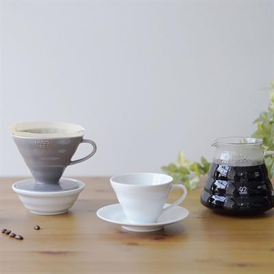Hario V60 02 Seramik Dripper (Gri)