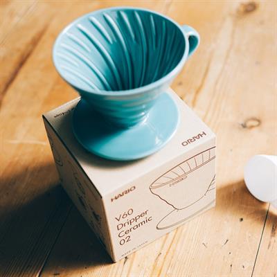 Hario V60 02 Seramik Dripper (Turkuaz)