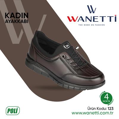 123 Atom Poli Taban Bayan Ayakkabı