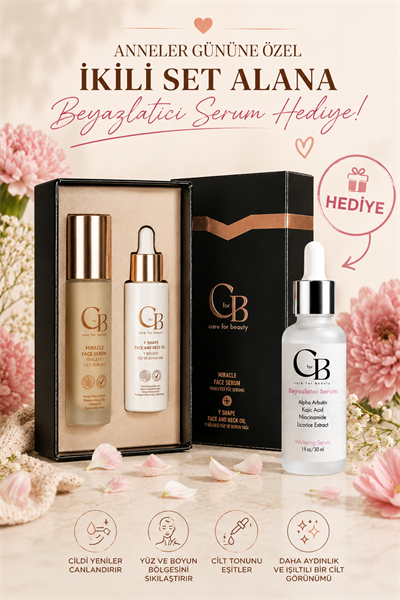 Anneler Günü'ne Özel Beyazlatıcı Serum Hediyeli Set 