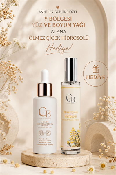 Anneler Günü'ne Özel Ölmez Çşçek Hidrosolü Hediyeli Set