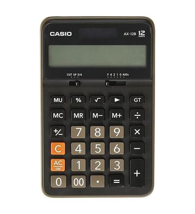 Casio-CASİO AX-12B MASA TİPİ 12 HANE HESAP MAKİNESİ