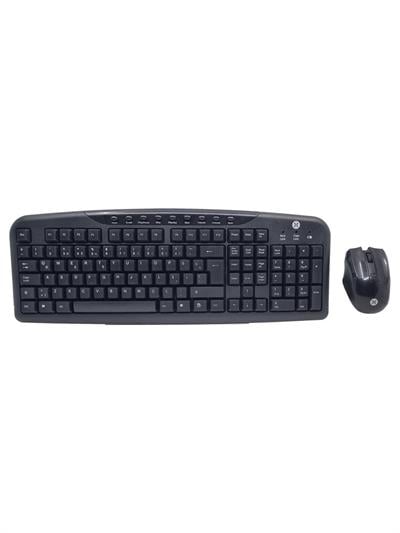 Dexim-Dexim KMSW-300 Siyah Kablosuz Klavye Mouse Set