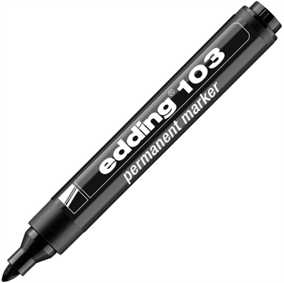 Edding-Edding Permanent Markör E103 Siyah