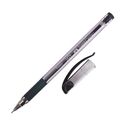 Faber Castell-Faber Castell Tükenmez Kalem 1425 İğne Uç Siyah