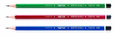 Fatih Kurşun Kalem Mercanlı Gold x 12 Adet