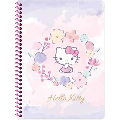 Keskin Color-Keskin Color Spiralli Defter A4 80 Yp Kareli Hello Kity