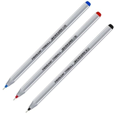 Pensan Triball Tükenmez Kalem 1mm Mavi 12li