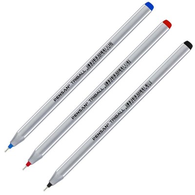 Pensan Triball Tükenmez Kalem 1mm Mavi 12li
