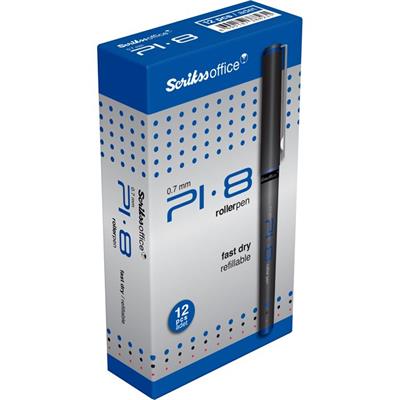 Scrikss PI8 Roller Kalem 0.7 mm Mavi