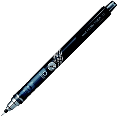 Uniball-Uni-Ball Kuru Toga T Siyah 0.7 mm Versatil Uçlu Kalem