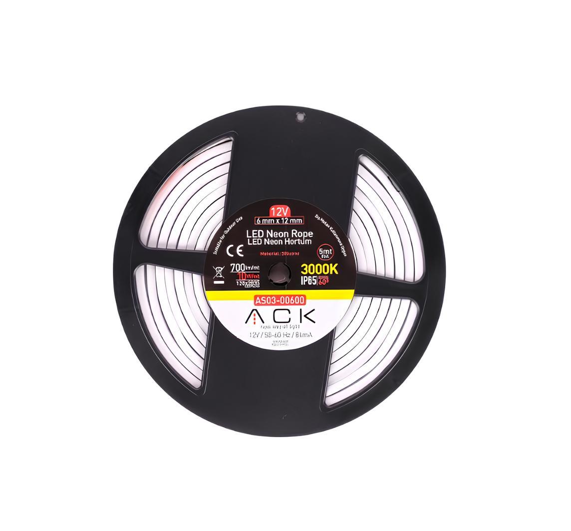 Ack 12V Led Neon Hortum Gün Işığı AS03-00600