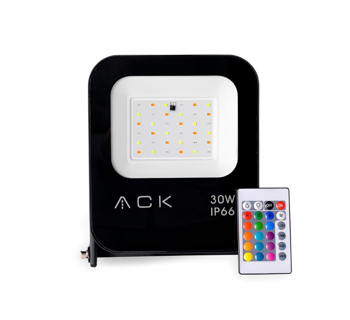 Ack 30 Watt Kumandalı RGB Led Projektör Ayarlanabilir Işık AT62-03092