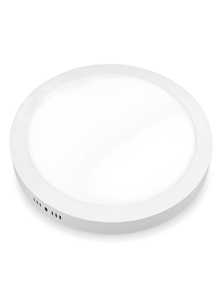 Ack 18 Watt Beyaz Kasa Sıva Üstü Yuvarlak Led Panel Beyaz Işık AP03-01830