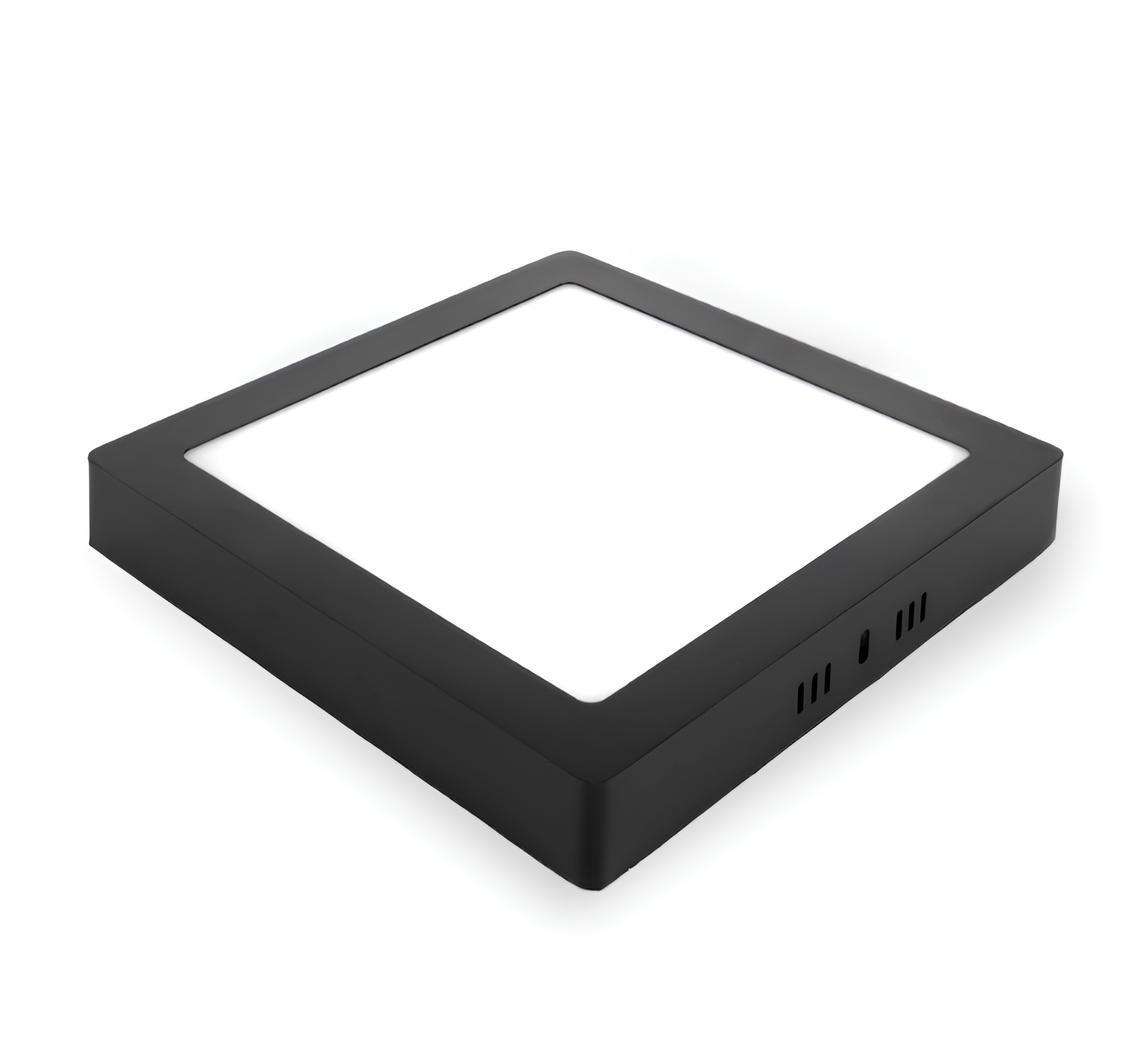 Ack 18 Watt Siyah Kasa Sıva Üstü Kare Led Panel Beyaz Işık AP04-01831