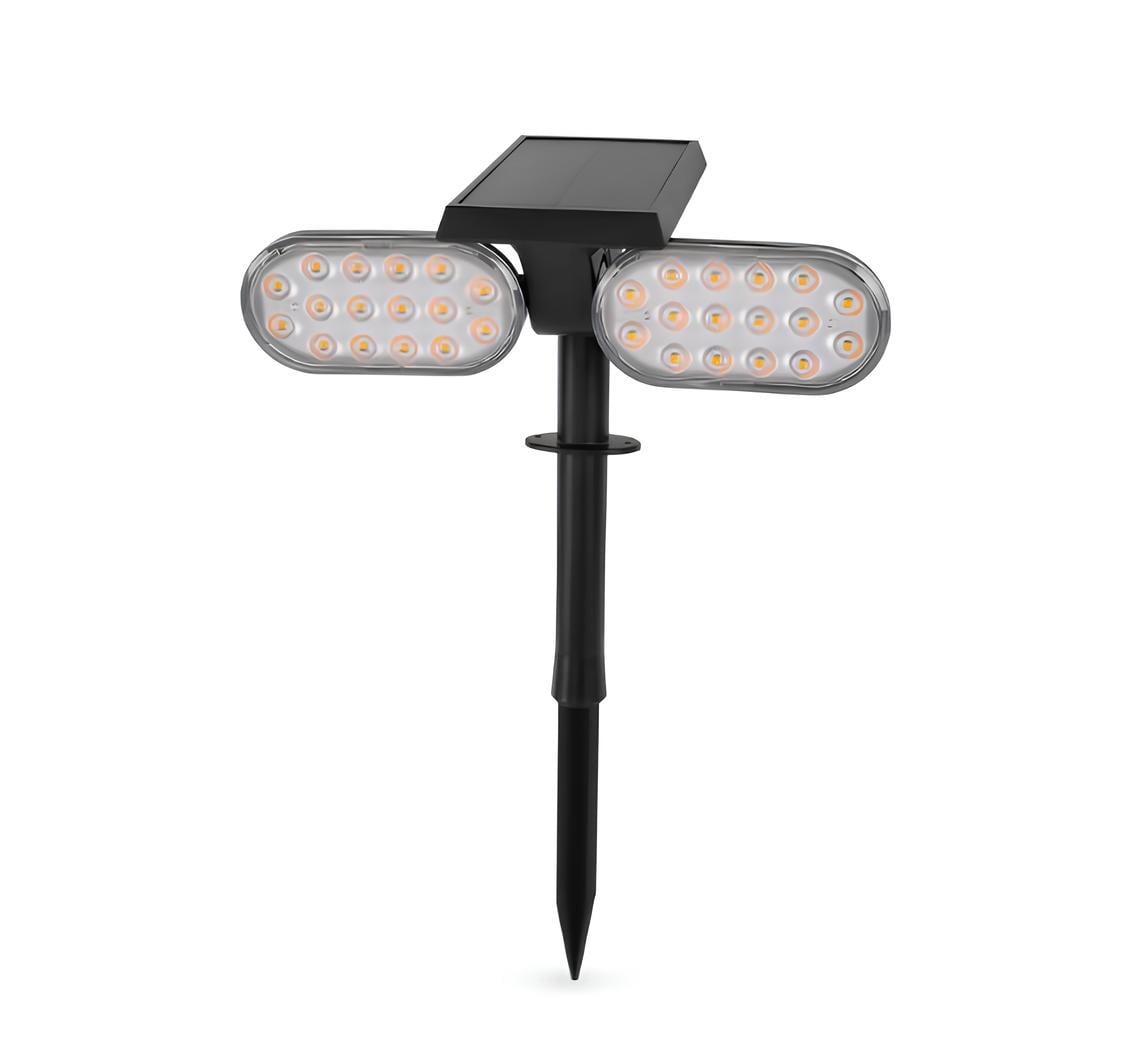 Ack 23 cm Solar Pc Led Bahçe Armatürü Siyah Kasa Gün Işığı AG60-02801