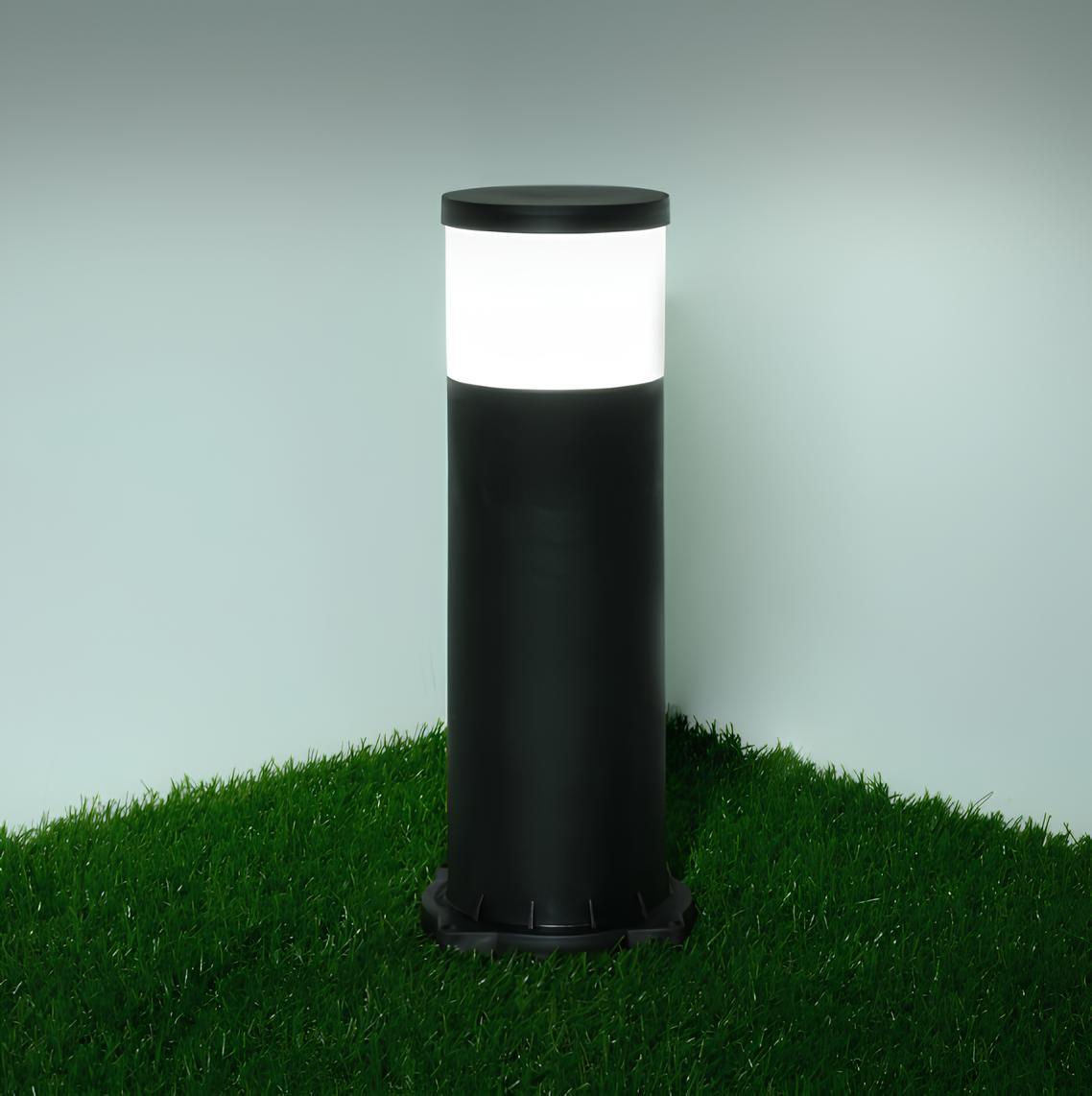 Ack 26 cm Limos Pc Bahçe Direk Armatürü Siyah Kasa AG56-06221
