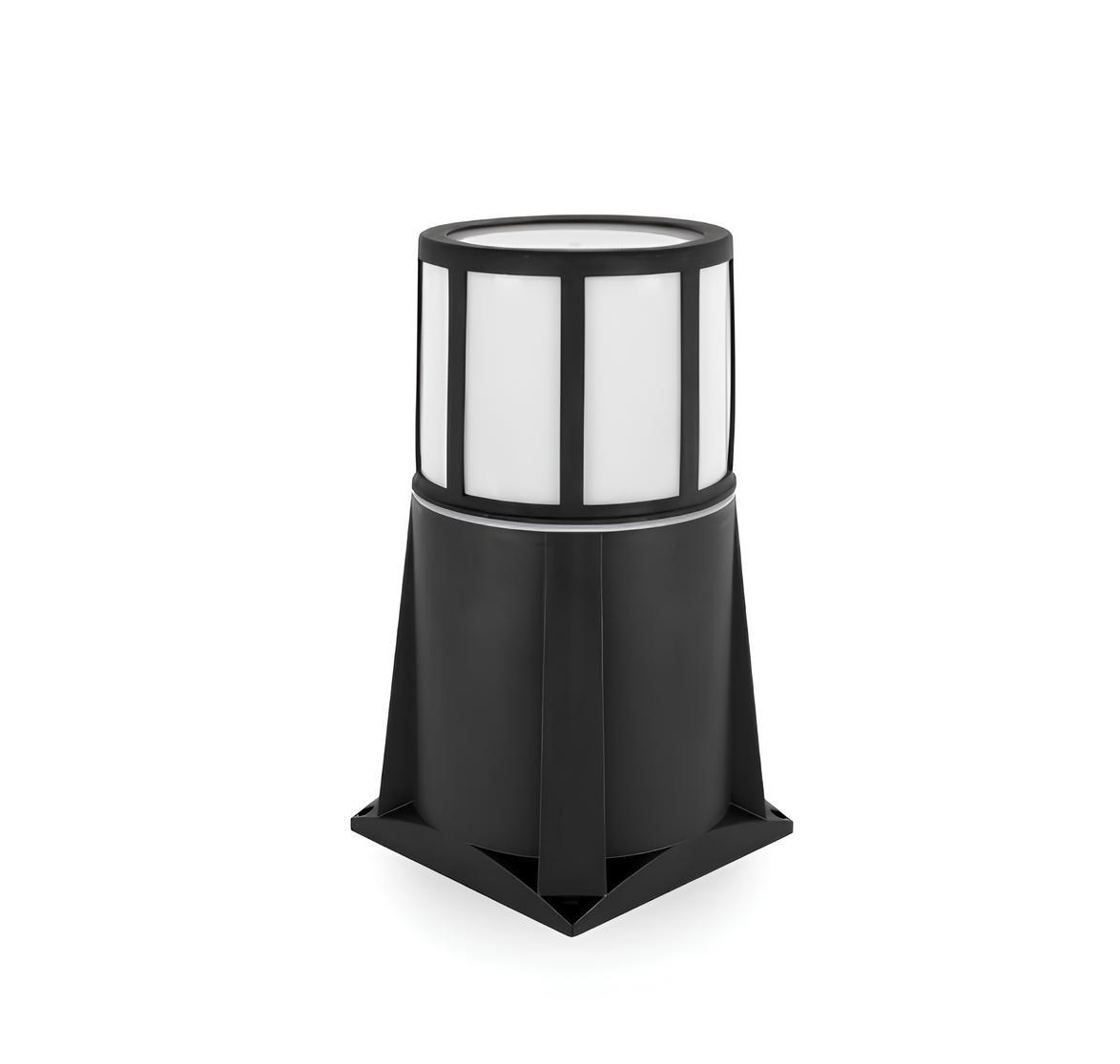 Ack 30 cm Pc E27 Set Üstü Bahçe Armatürü Siyah Kasa AG57-01121