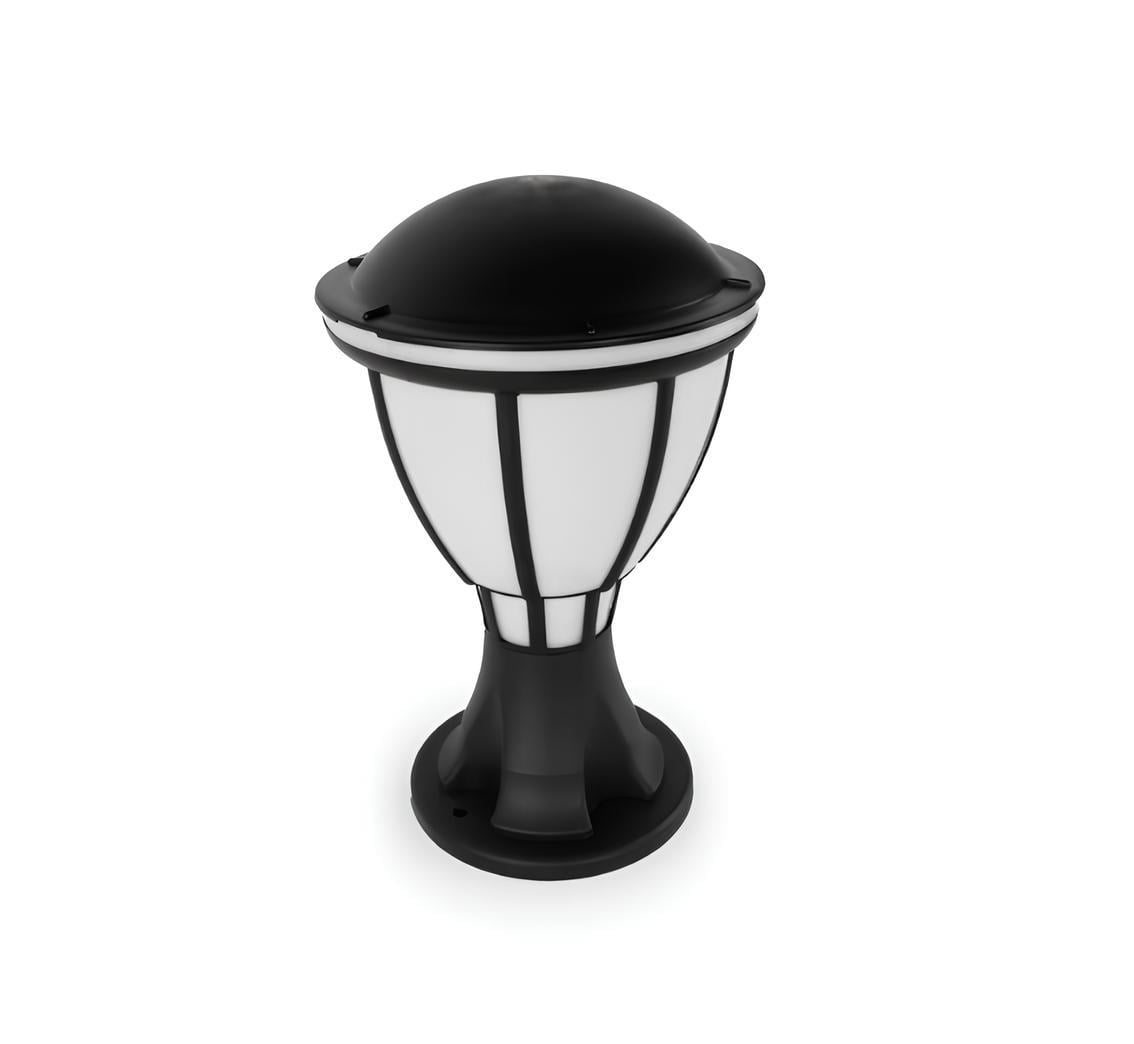 Ack 37 cm Sardes Pc Bahçe Armatürü Siyah Kasa AG55-05021