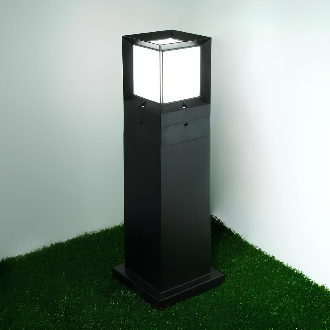 Ack 70 cm Lunar Pc Bahçe Armatürü Siyah Kasa AG55-09101