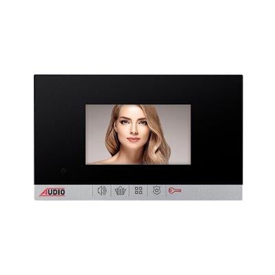 Audio 001181 4.3  İnç Mekanik Butonlu Bas Konuş Görüntülü Diafon Siyah