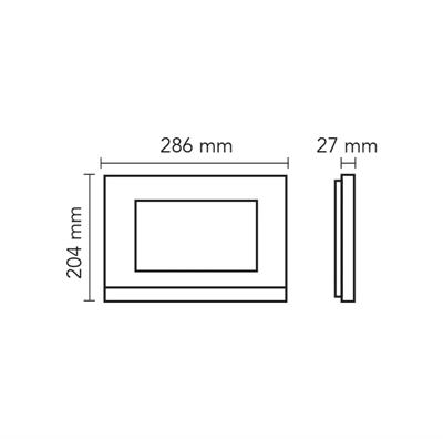 Audio 001462 10.1 İnç Dokunmatik Butonlu Handsfree Villa Set Beyaz