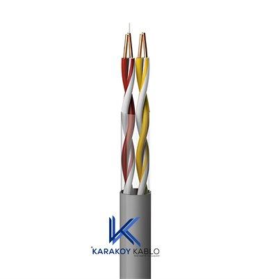 Dörtler 4 Çift Bakır Telefon Kablosu