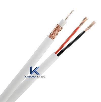 Dörtler Cctv 2+1 2x0.50 Bakır Kamera Kablosu