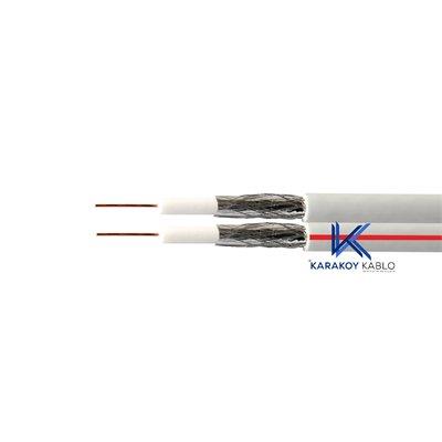 Dörtler Rg6 U6 Bakır Çiftli Mini Tv Anten Uydu Kablosu
