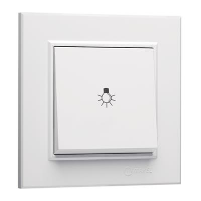 Makel Karea Beyaz Light Anahtarı Çerçevesiz