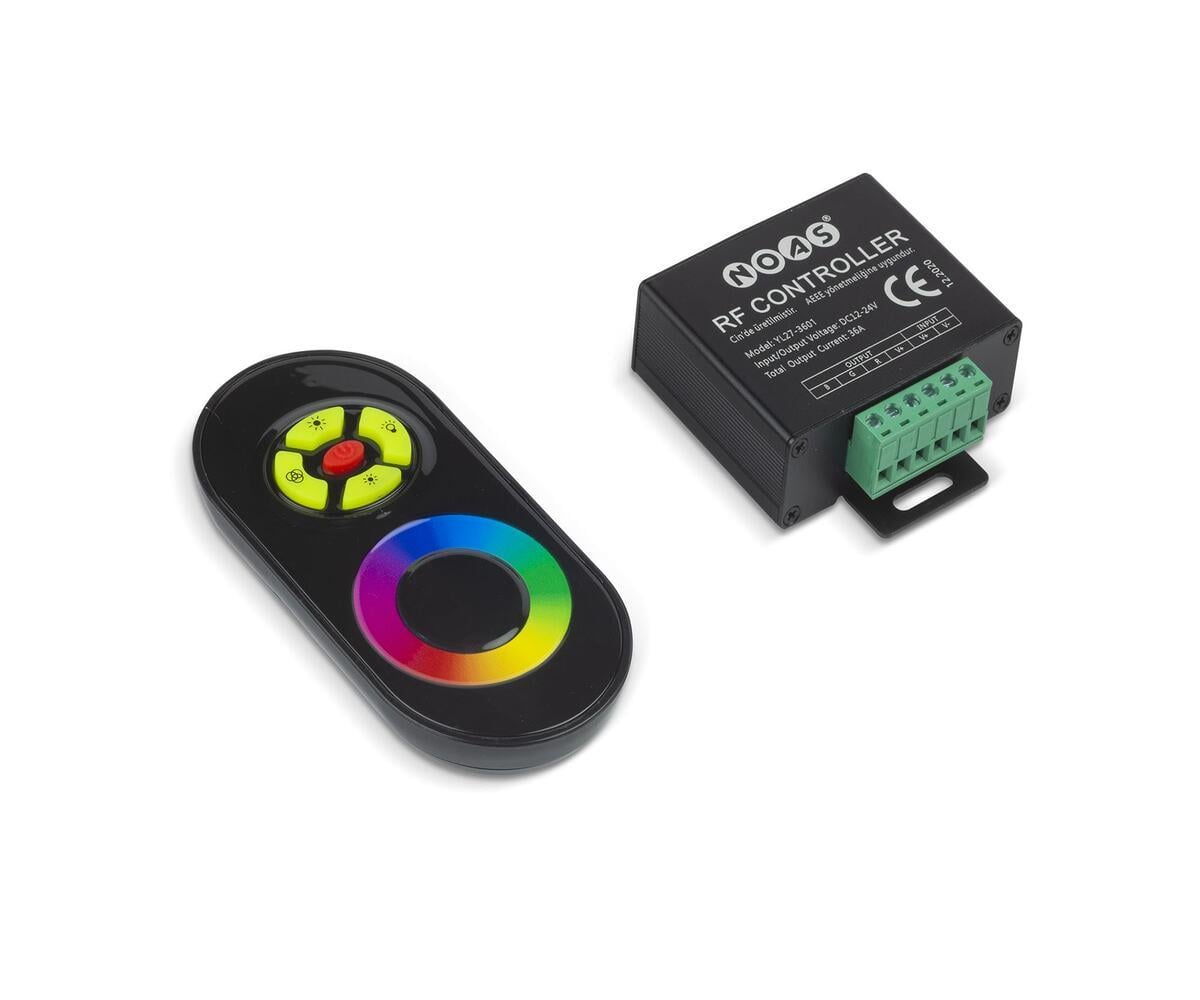 Noas 36 Amper 12-24 Volt RF Slim Dokunmatik RGB Kumanda YL27-3601