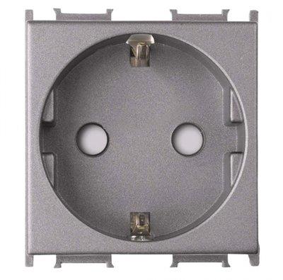 Panasonic Thea Modüler Antrasit Topraklı Priz 2M Mekanizma +  Kapak