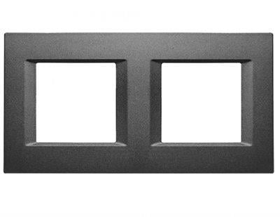 Panasonic Thea Optima Füme İkili 2x2 mm Çerçeve 