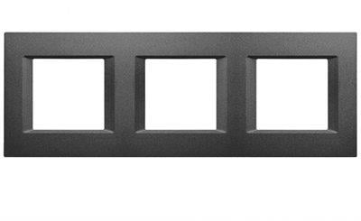Panasonic Thea Optima Füme Üçlü 3x2 mm Çerçeve 